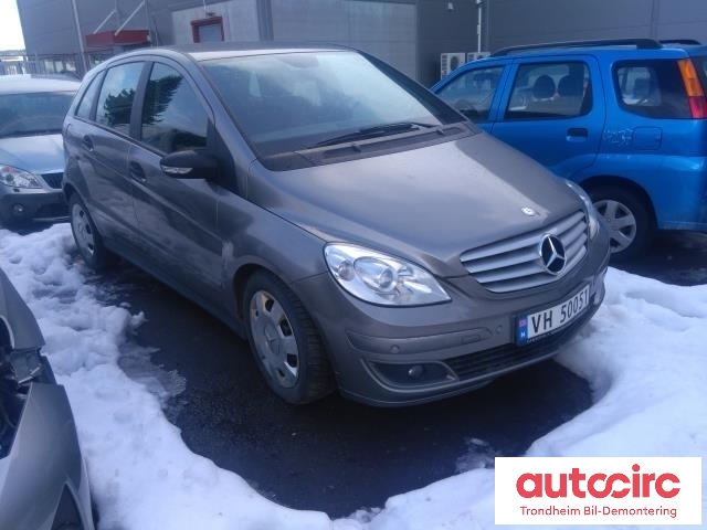 Mercedes B-Klasse 2005-2008 (Fase 1) (W245) (W245), Motorkode: 640940, Girkassekode: 711640
