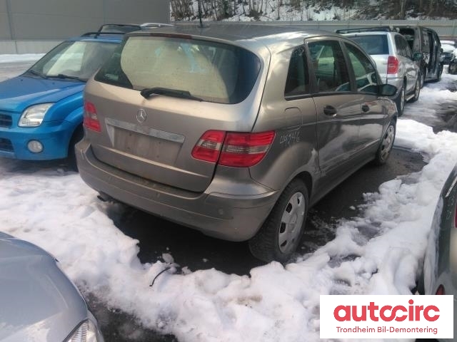 Mercedes B-Klasse 2005-2008 (Fase 1) (W245) (W245), Motorkode: 640940, Girkassekode: 711640