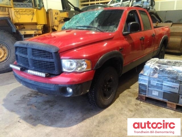 Dodge Ram 2003-2008 (Type III) , Motorkode: D, Girkassekode: 5-45RFE