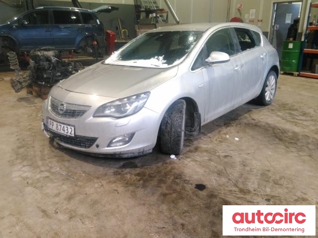 Opel Astra J 2010-2015 , Motorkode: A17DTR, Girkassekode: MZ4