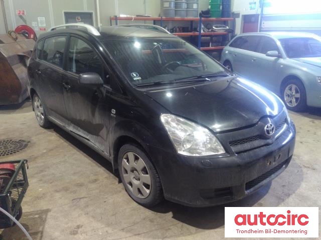 Toyota Verso 2004-2009 (Type II) , Motorkode: 1ZZ-FE, Girkassekode: 