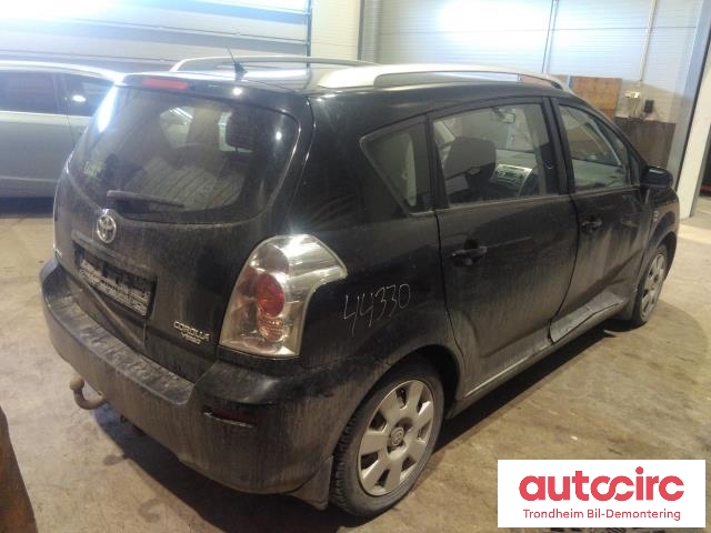 Toyota Verso 2004-2009 (Type II) , Motorkode: 1ZZ-FE, Girkassekode: 