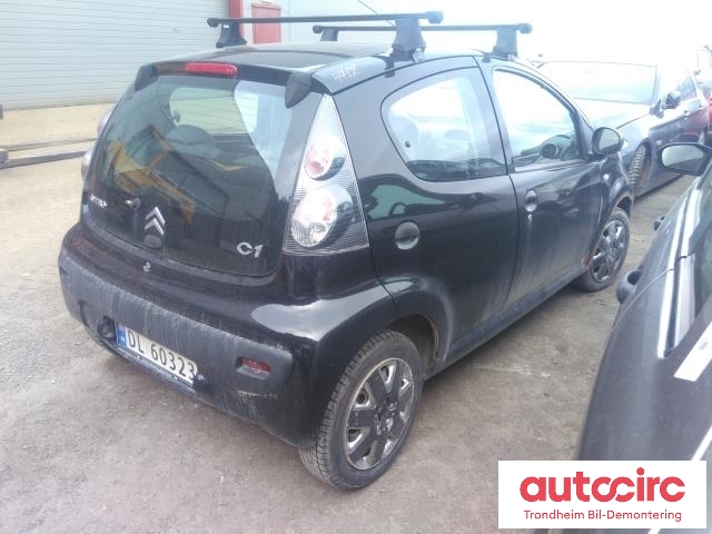 Citroën C1 2006-2014 (Type I) , Motorkode: CFA, Girkassekode: 5TRINNS