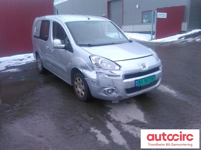 Peugeot Partner 2008-2015 (Type II, Fase 1) , Motorkode: 9HF, Girkassekode: 2231 T1