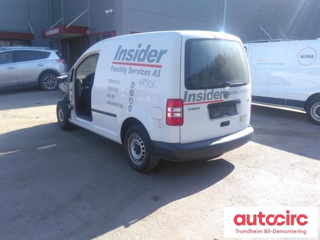 VW Caddy 2010-2015 (Type III, Fase 2) , Motorkode: CAYE, Girkassekode: LZY