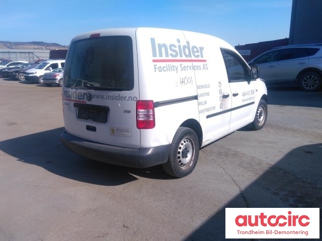 VW Caddy 2010-2015 (Type III, Fase 2) , Motorkode: CAYE, Girkassekode: LZY