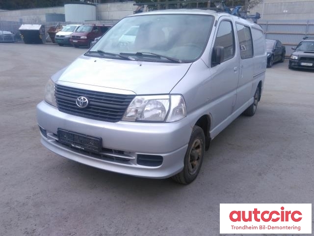 Toyota Hiace 2007-2012 (Fase 3) , Motorkode: 2KD-FTV, Girkassekode: 3303026A60