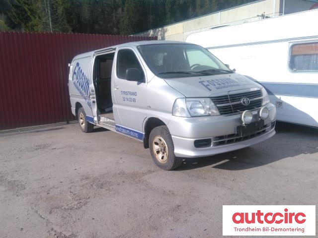 Toyota Hiace 2007-2012 (Fase 3) , Motorkode: 2KD-FTV, Girkassekode: 3303026A61