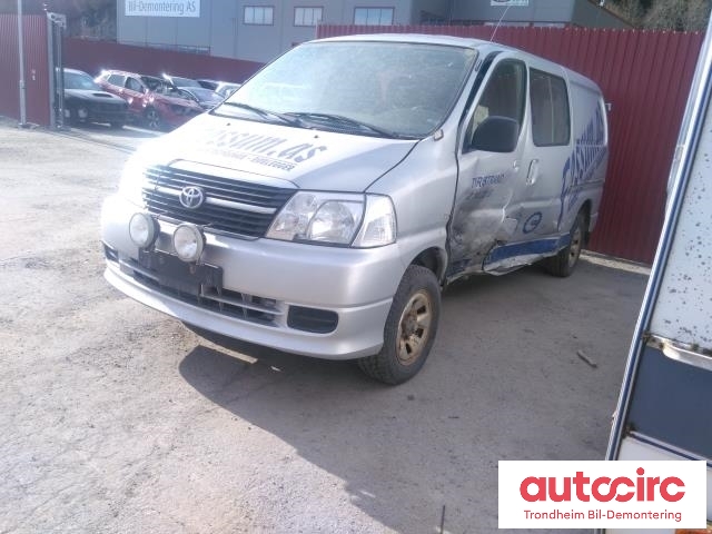 Toyota Hiace 2007-2012 (Fase 3) , Motorkode: 2KD-FTV, Girkassekode: 3303026A61