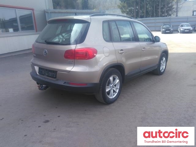 VW Tiguan 2011-2016 (Type I, Fase 2) , Motorkode: CFFD, Girkassekode: NFZ