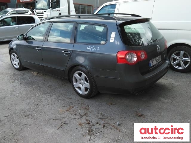 VW Passat 2005-2010 (B6) (B6), Motorkode: CBD, Girkassekode: