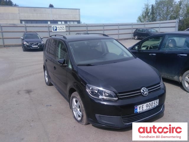 VW Touran 2010-2015 (Type I, Fase 3) , Motorkode: CAYC, Girkassekode: MLE