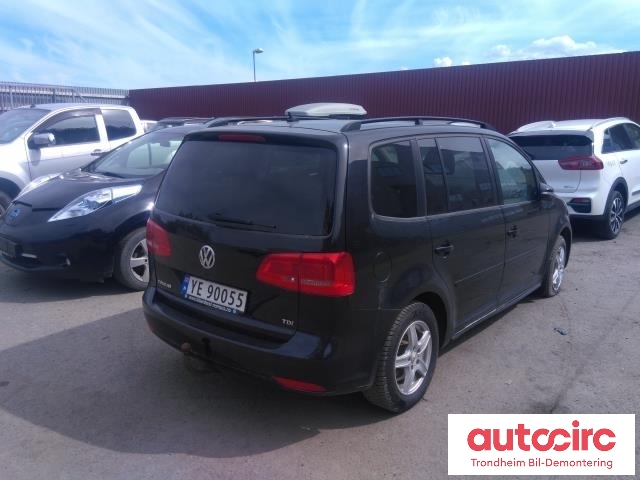VW Touran 2010-2015 (Type I, Fase 3) , Motorkode: CAYC, Girkassekode: MLE