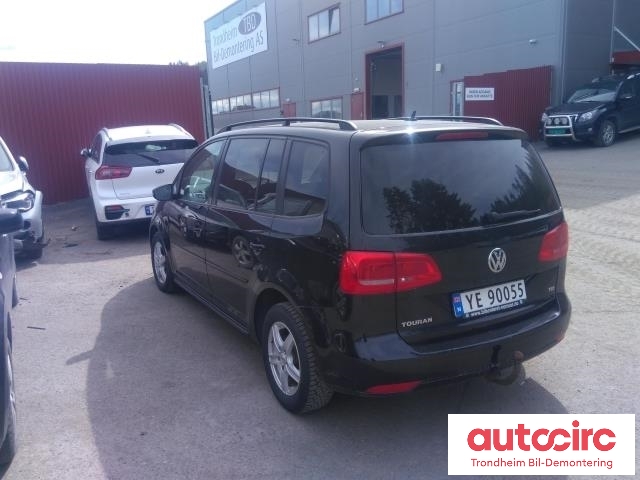 VW Touran 2010-2015 (Type I, Fase 3) , Motorkode: CAYC, Girkassekode: MLE