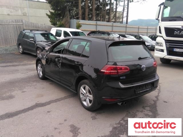 VW Golf VII 2012-2017 (Fase 1) , Motorkode: CUKB, Girkassekode: RJW