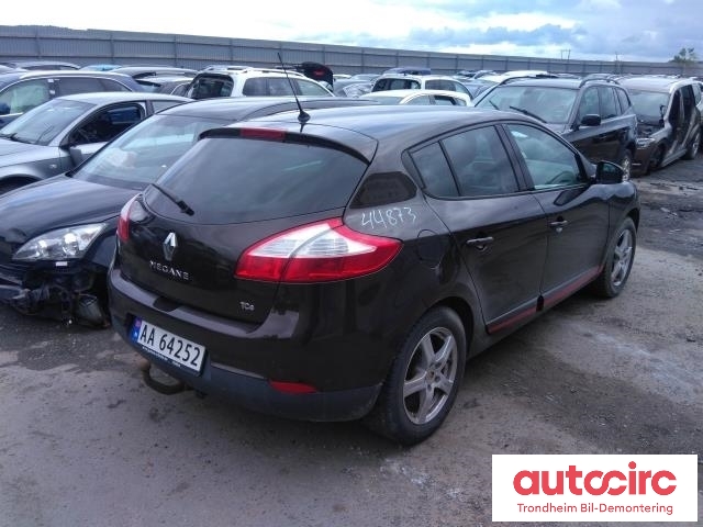 Renault Megane 2009-2016 Type III , Motorkode: H5F A4, Girkassekode: 