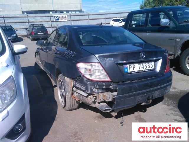 Mercedes C-Klasse 2007-2011 (Fase 1) (W204) (W204), Motorkode: OM646.811, Girkassekode: 722640