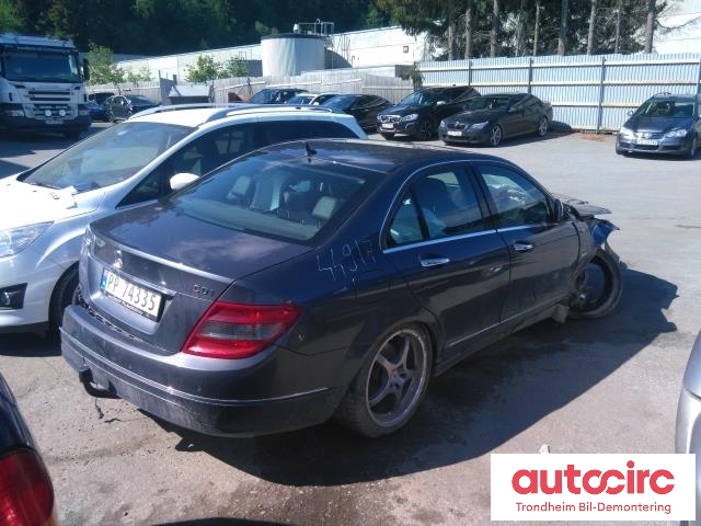 Mercedes C-Klasse 2007-2011 (Fase 1) (W204) (W204), Motorkode: OM646.811, Girkassekode: 722640