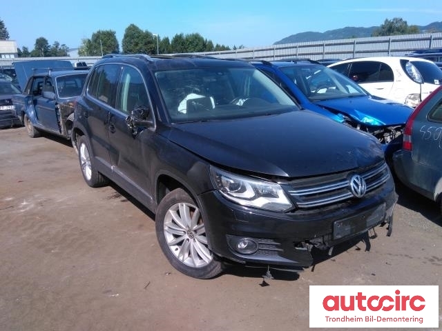 VW Tiguan 2011-2016 (Type I, Fase 2) , Motorkode: CFFB, Girkassekode: MYG