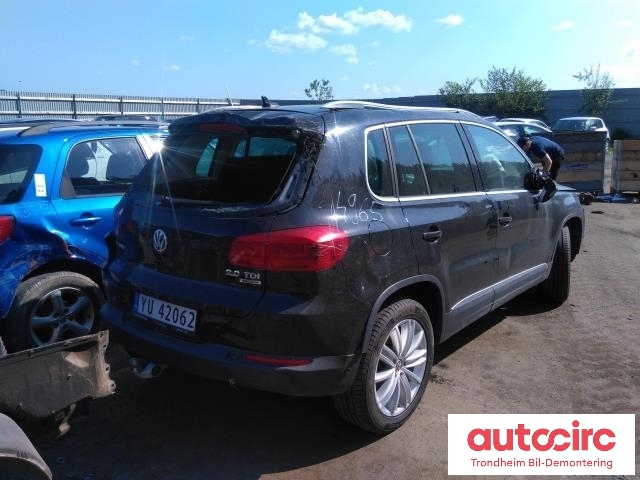 VW Tiguan 2011-2016 (Type I, Fase 2) , Motorkode: CFFB, Girkassekode: MYG