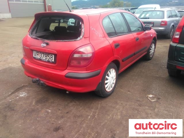Nissan Almera 2000-2003 (Fase 1) (N16) (N16), Motorkode: QG15, Girkassekode: ..