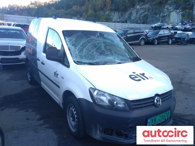 VW Caddy 2010-2015 (Type III, Fase 2) , Motorkode: CAYE, Girkassekode: MLT