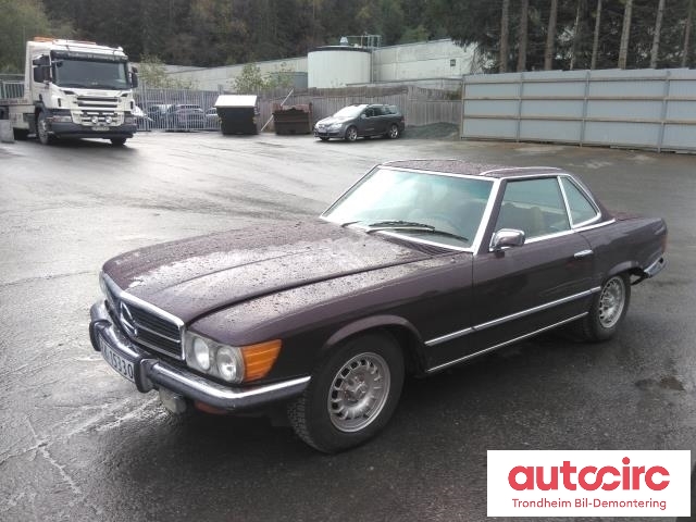 Mercedes SL 1971-1989 (R107) (R107), Motorkode: M117, Girkassekode: ...