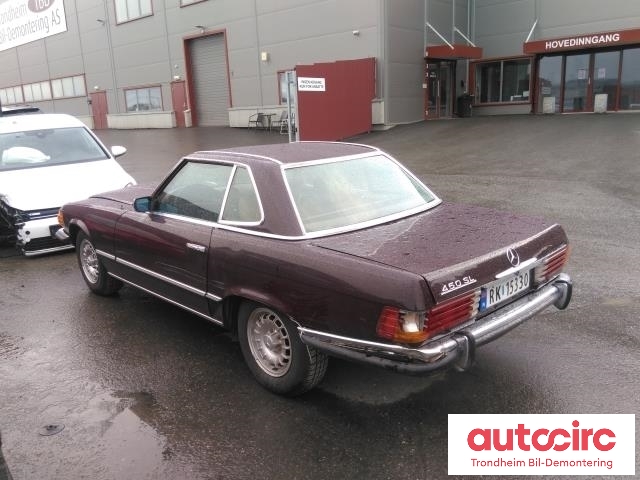 Mercedes SL 1971-1989 (R107) (R107), Motorkode: M117, Girkassekode: ...