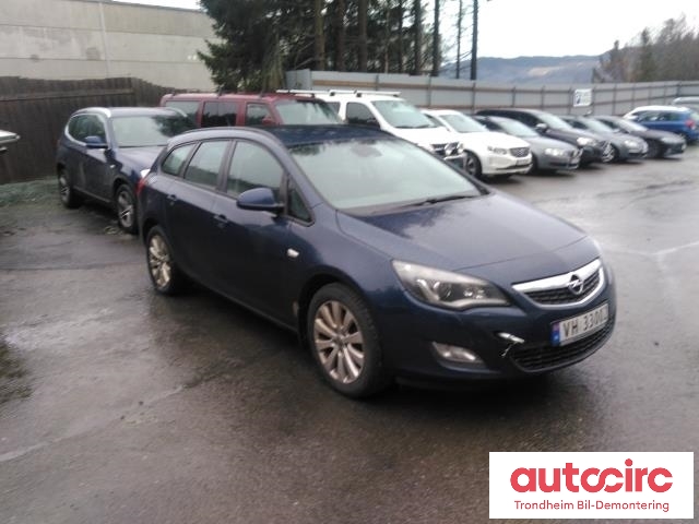 Opel Astra J 2010-2015 , Motorkode: A17DTR, Girkassekode: 