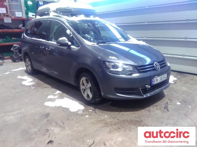 VW Sharan 2010-->> (Type II) , Motorkode: CFFB, Girkassekode: NLL