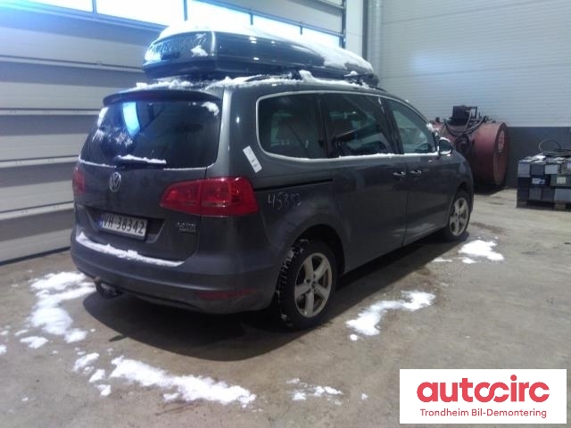VW Sharan 2010-->> (Type II) , Motorkode: CFFB, Girkassekode: NLL