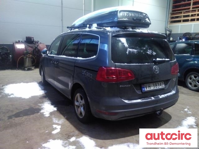 VW Sharan 2010-->> (Type II) , Motorkode: CFFB, Girkassekode: NLL