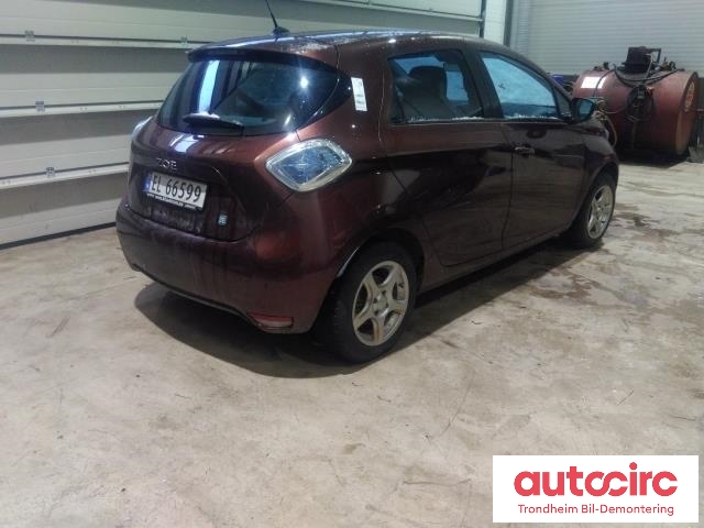 Renault Zoe 2013-2019 (Fase 1) , Motorkode: 5AM B4, Girkassekode: TRINNLØS
