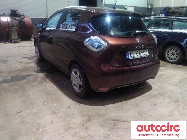 Renault Zoe 2013-2019 (Fase 1) , Motorkode: 5AM B4, Girkassekode: TRINNLØS