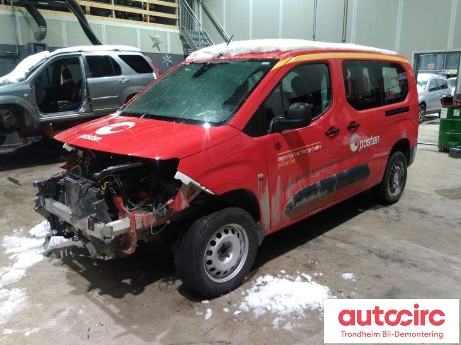 Peugeot Partner 2019-->> (Type III) , Motorkode: YHZ, Girkassekode: 98 083 236 80