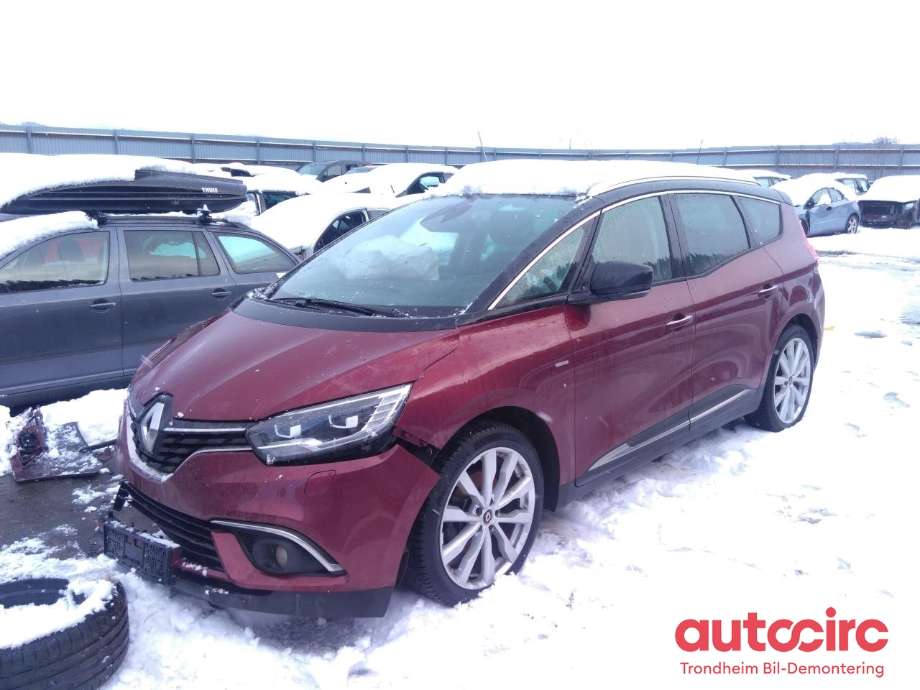 Renault Scenic 2016-2019 (Type IV) , Motorkode: K9K-646, Girkassekode: ANL125F
