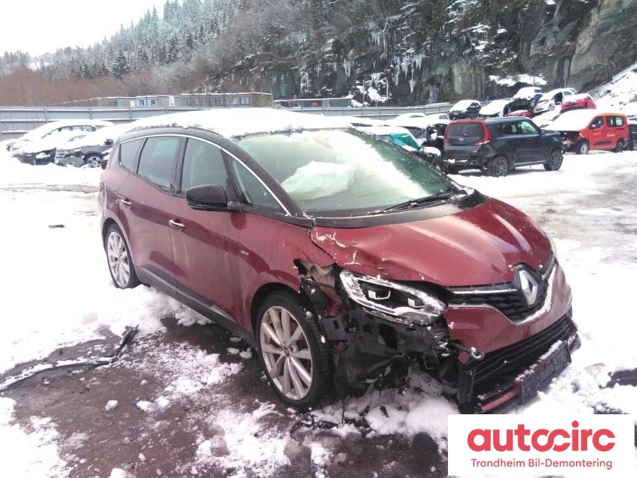 Renault Scenic 2016-2019 (Type IV) , Motorkode: K9K-646, Girkassekode: ANL125F