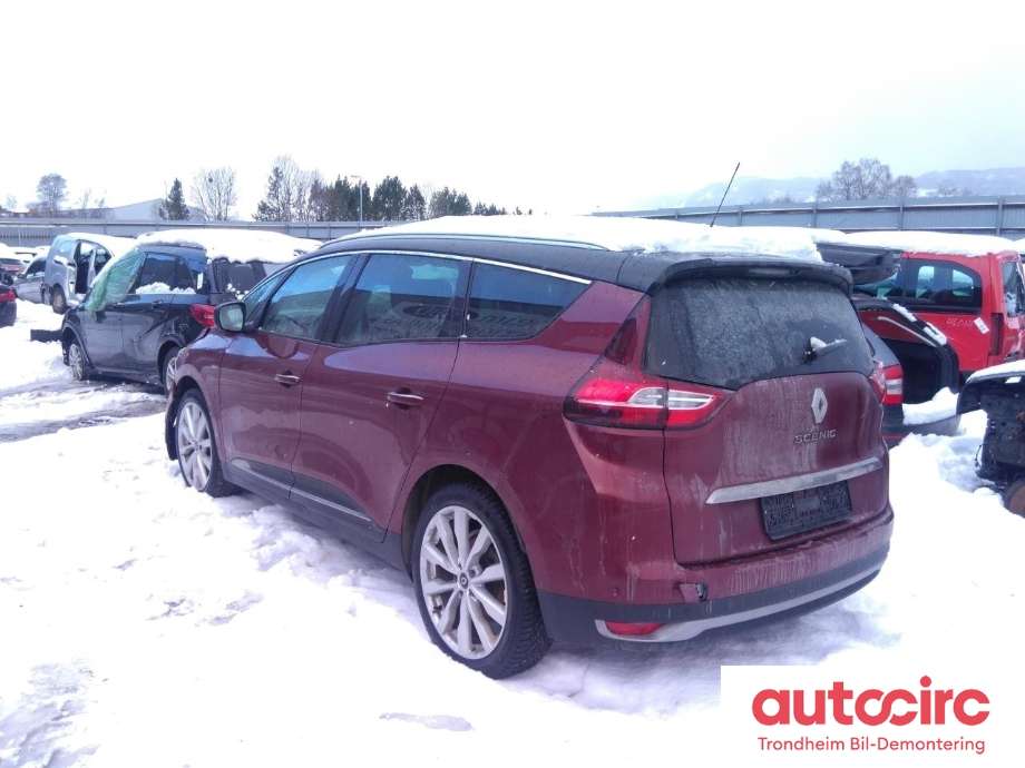 Renault Scenic 2016-2019 (Type IV) , Motorkode: K9K-646, Girkassekode: ANL125F