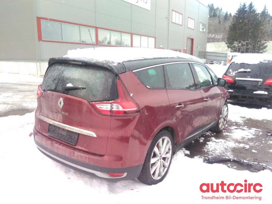 Renault Scenic 2016-2019 (Type IV) , Motorkode: K9K-646, Girkassekode: ANL125F