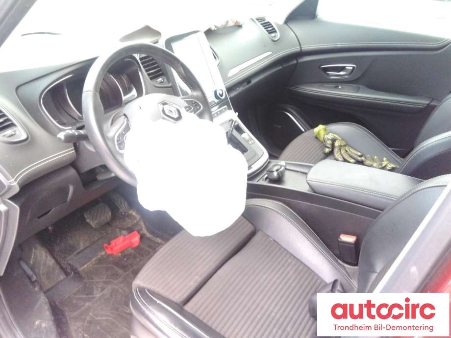Renault Scenic 2016-2019 (Type IV) , Motorkode: K9K-646, Girkassekode: ANL125F
