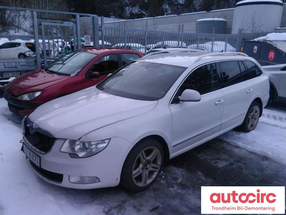 Škoda Superb 2008-2015 (Type II) , Motorkode: CAY, Girkassekode: