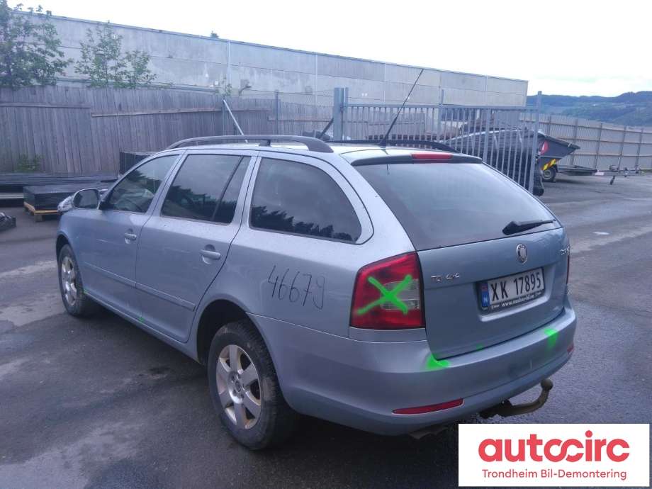Škoda Octavia 2009-2013 (Type II, Fase 2) , Motorkode: BLS, Girkassekode: KXV