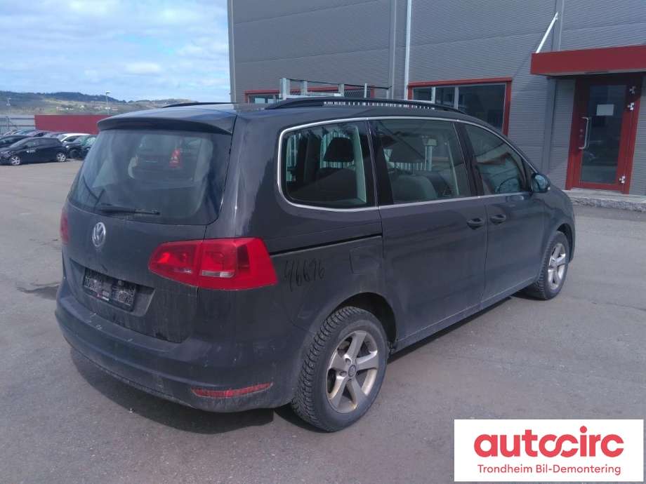 VW Sharan 2010-->> (Type II) , Motorkode: CFFB, Girkassekode: MSS