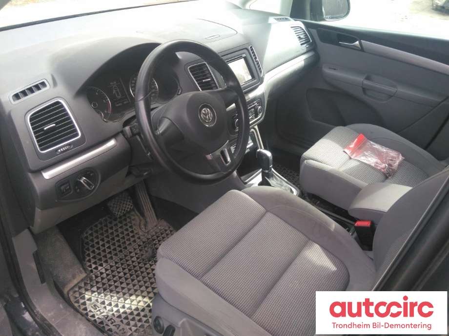 VW Sharan 2010-->> (Type II) , Motorkode: CFFB, Girkassekode: MSS