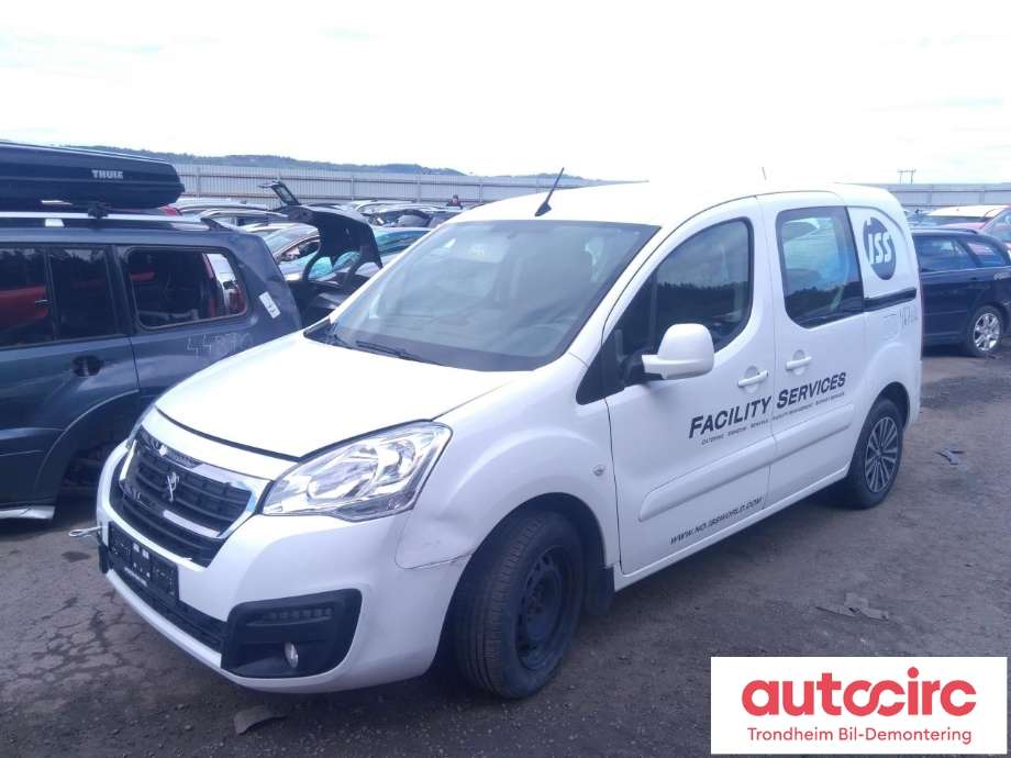 Peugeot Partner 2015-2019 (Type II, Fase 2) , Motorkode: BHY, Girkassekode: 16 122 418 80