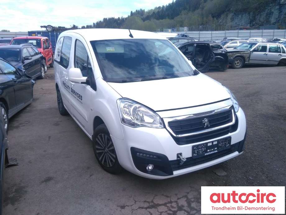 Peugeot Partner 2015-2019 (Type II, Fase 2) , Motorkode: BHY, Girkassekode: 16 122 418 80