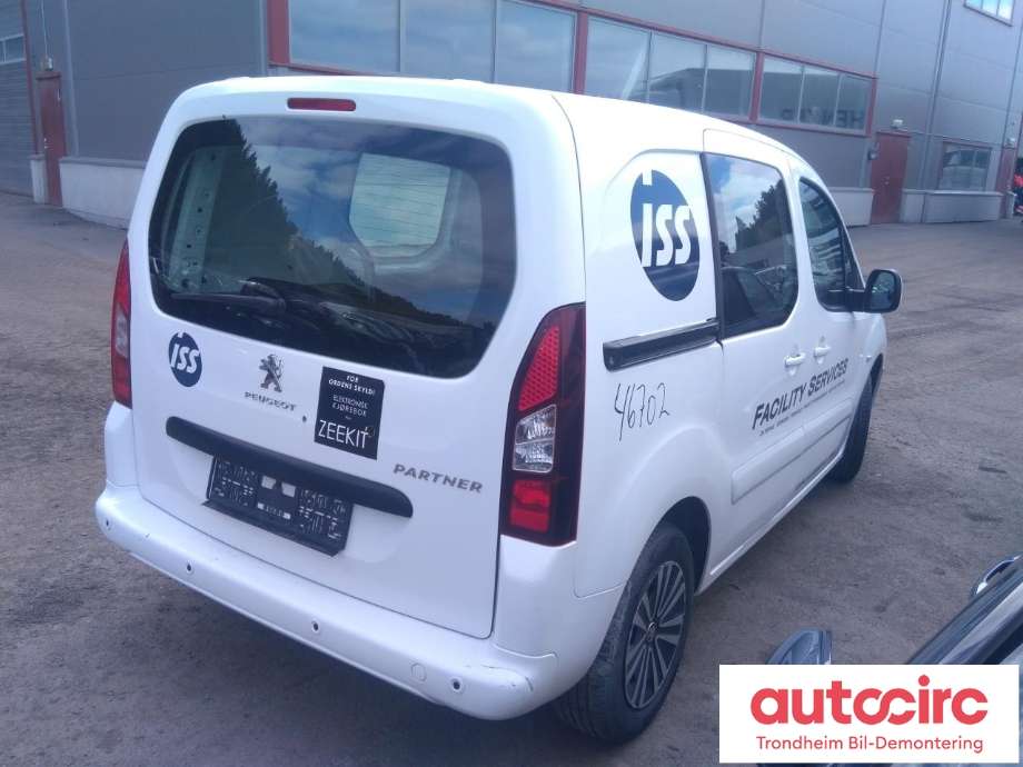 Peugeot Partner 2015-2019 (Type II, Fase 2) , Motorkode: BHY, Girkassekode: 16 122 418 80