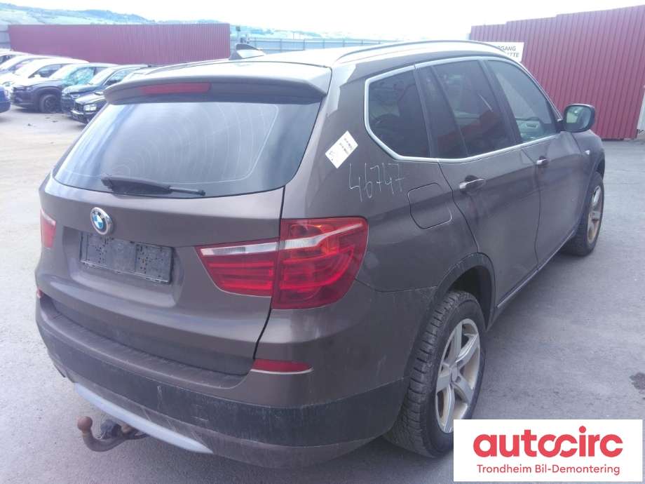 BMW X3 2010-2017 (F25) (F25), Motorkode: N47D20C, Girkassekode: GA8HP45Z