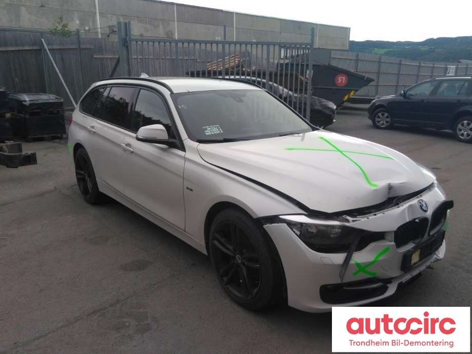 BMW 3-Serie 2012-2018 (F30/F31/F34) (F30/F31/F34), Motorkode: N47D20C, Girkassekode: GA8HP45Z - 4WD