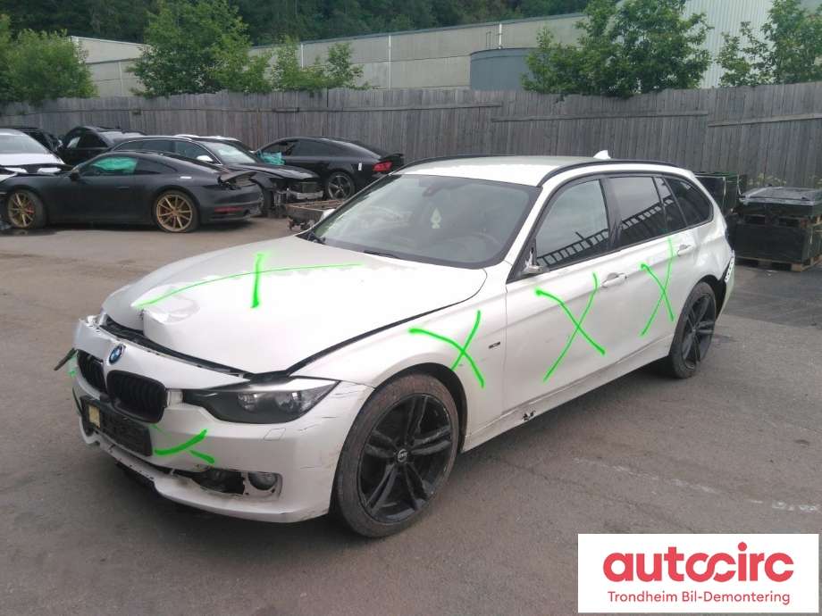 BMW 3-Serie 2012-2018 (F30/F31/F34) (F30/F31/F34), Motorkode: N47D20C, Girkassekode: GA8HP45Z - 4WD